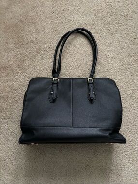 Amazon Laptop Bag Black with Gold Hardware